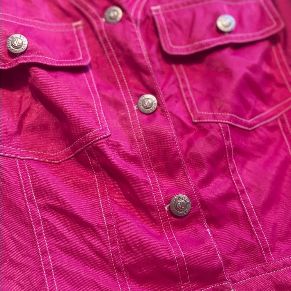Vintage Carole Little Sport Fuchsia Vest - Picture 5 of 8